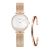 Victoria Hyde London Womens Watch Reward Set Pearl white/rosegold – White & Rose Gold Stainless Metal – One Measurement