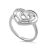 Orphelia ‘Euphoria’ WoMens 925 Sterling Silver Ring – ZR-7522 – Size Q