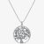 Hot Diamonds Nurture Sterling Silver White Topaz Tree Pendant Necklace DP864