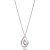 Orphelia ‘Dazzle’ WoMens 925 Sterling Silver Chain with Pendant – ZH-7518/R – One Size