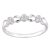 Diamant L’Eternel Womens 9ct White Gold 0.08ct Diamond Eternity Ring – Size N