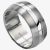 Fred Bennett Stainless Steel Ring R2510 W