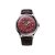 Orient Bambino GMT Version 8 Automatic Men’s Watch with Leather Strap and Red Dial RA-AK0705R30B