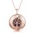 Massive Tree of Lifestyles Customized Locket – Rose Gold