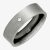 Ti2 Titanium 6mm Diamond Satin Flat Court Ring T.LR657.DI.1.G