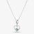 Rosa Lea December Birthstone Heart Dangle Charm Necklace