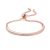 Rose Gold Plated Friendship Bracelets Created with Zircondia® Crystals