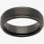 Unique Mens Black Tungsten 7mm Ring TUR-54