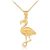 Flamingo Pendant Necklace in 9ct Gold