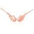 Angel Wings Pendant Necklace in 9ct Rose Gold