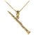 Males’s 3 Dimensional Clarinet Pendant Necklace in 9ct Gold