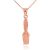 Artist’s Pendant Necklace in 9ct Rose Gold