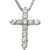 CZ Daring Go Pendant Necklace in 9ct White Gold