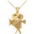 Hollywood Digital camera Pendant Necklace in 9ct Gold