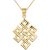 Unending Knot Pendant Necklace in 9ct Gold