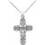 Jesus Crucifix Pendant Necklace in Sterling Silver