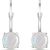 Opal Frida Drop Earrings in 9ct White Gold