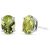 Peridot Barcelona Stud Earrings in 9ct White Gold