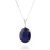 Sapphire Elina Classic Pendant Necklace in 9ct White Gold