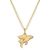 Gold Plated Flying Pig Necklace