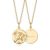 Gold Plated Leo Zodiac Necklace