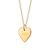 Engraved Gold Plated Center Necklace (Medium)