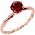 Garnet Vintage Gemstone Ring in 9ct Rose Gold