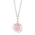 Silver Apply Your Center Red Coin Necklace