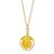 Gold Plated My Fortunate Megastar Yellow Coin Necklace