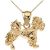 Terrier Canine Pendant Necklace in 9ct Gold