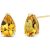 Citrine Audrey Classic Stud Earrings in 9ct Gold