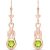 Peridot Angelina Drop Earrings in 9ct Rose Gold