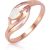 Opal Modena Pear Strand Ring in 18ct Rose Gold