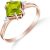 Peridot & Diamond Leona Symmetrical Ring in 18ct Rose Gold