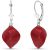 Ruby Salma Dimensional Abstract Earrings in 9ct White Gold