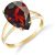 Garnet Audrey Classic Signature Ring in 18ct Gold