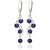 Sapphire Willow Dream Catcher Earrings in 9ct White Gold