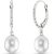 Pearl Mia Rope Drop Earrings in 9ct White Gold