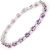 Amethyst Stella Infinite Tennis Bracelet in 9ct White Gold