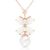 Opal & Pearl Mariah Signature Blossom Pendant Necklace in 9ct Rose Gold