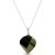 Spinel & Diamond Salma Dimensional Abstract Pendant Necklace in 9ct White Gold