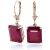 Ruby Juno Statement Drop Earrings in 9ct Gold