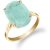 Emerald Lucia Signature Ring in 9ct Gold