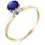 Sapphire Raya Crown Ring in 9ct Gold