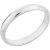 Stackable Vintage Wedding ceremony Ring in 9ct White Gold