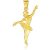 Ballerina Allure Pendant Necklace in 9ct Gold