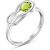 Peridot Angelina Ring in Sterling Silver