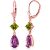 Amethyst & Peridot Ada Drop Earrings in 9ct Rose Gold