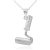 Males’s Paint Curler Pendant Necklace in Sterling Silver