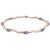 Tanzanite & Diamond Bryony Wave Tennis Bracelet in 9ct Rose Gold